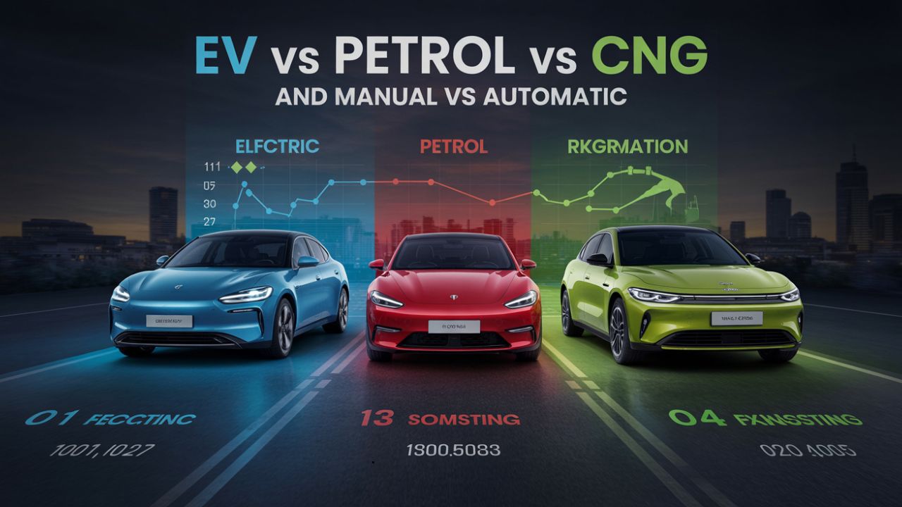 EV or Manual, Petrol or CNG – Which Car Type is Best for You in 2025?